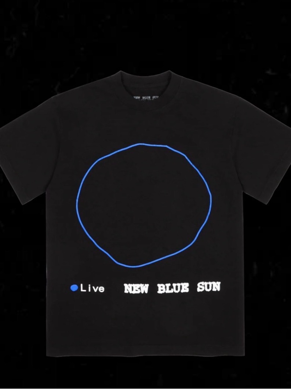 Andre 3000 Merch Tee, Black with Blue Orbit Graphic